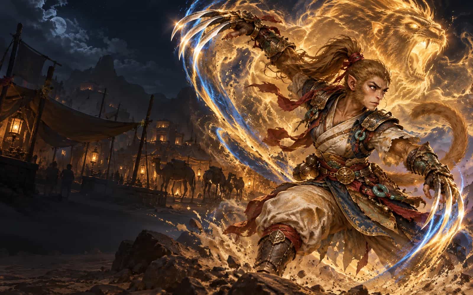 Key art: a Talon fighting with a claws.